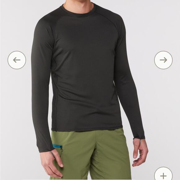 Patagonia Capilene Midweight Crew Base Layer Top Charcoal Black Men’s Size XL - Picture 1 of 9